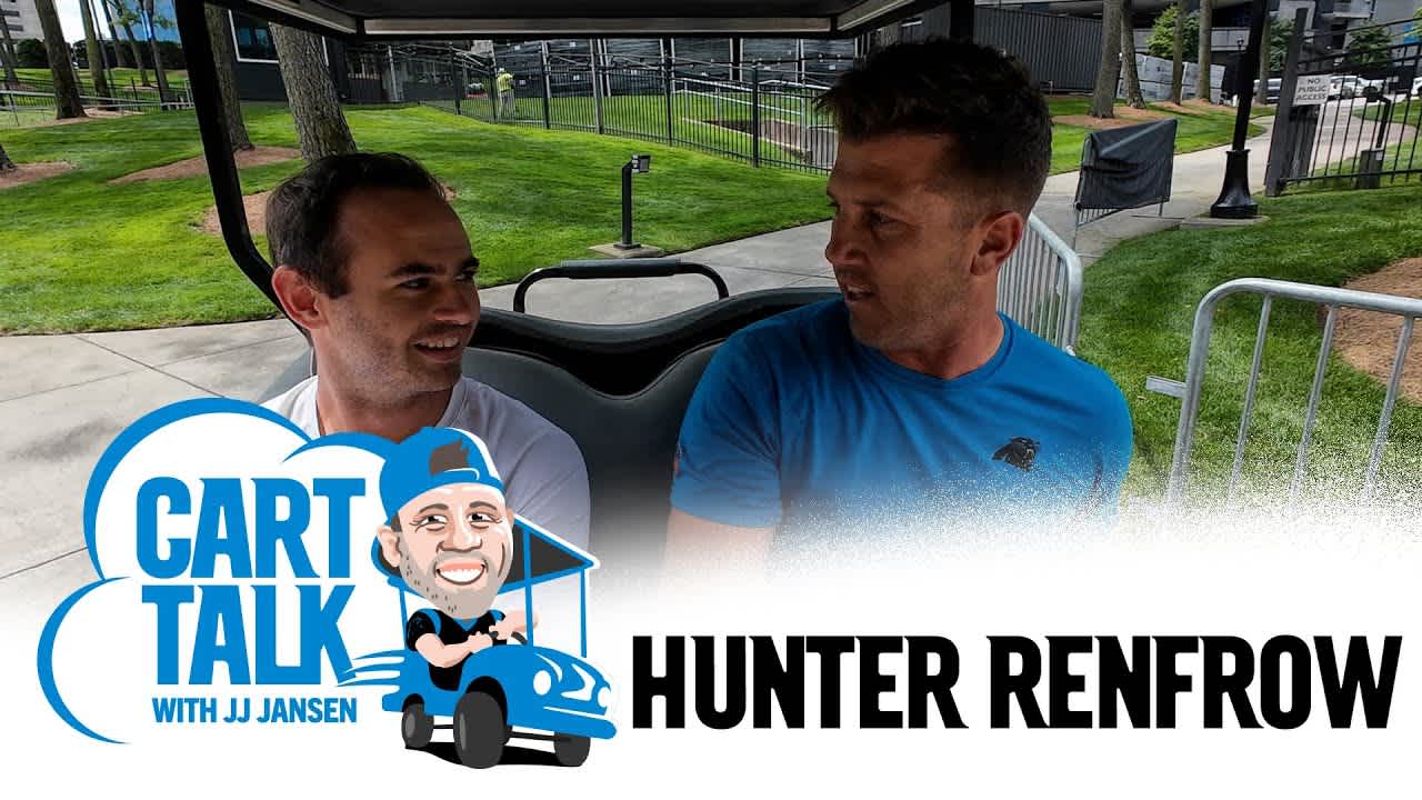 Panthers WR Hunter Renfrow Has Dance Moves? | Cart Talk with JJ Jansen
