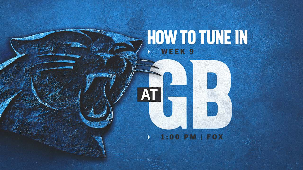 Image for How to watch, listen and follow: Carolina at Green Bay Packers in Week 9