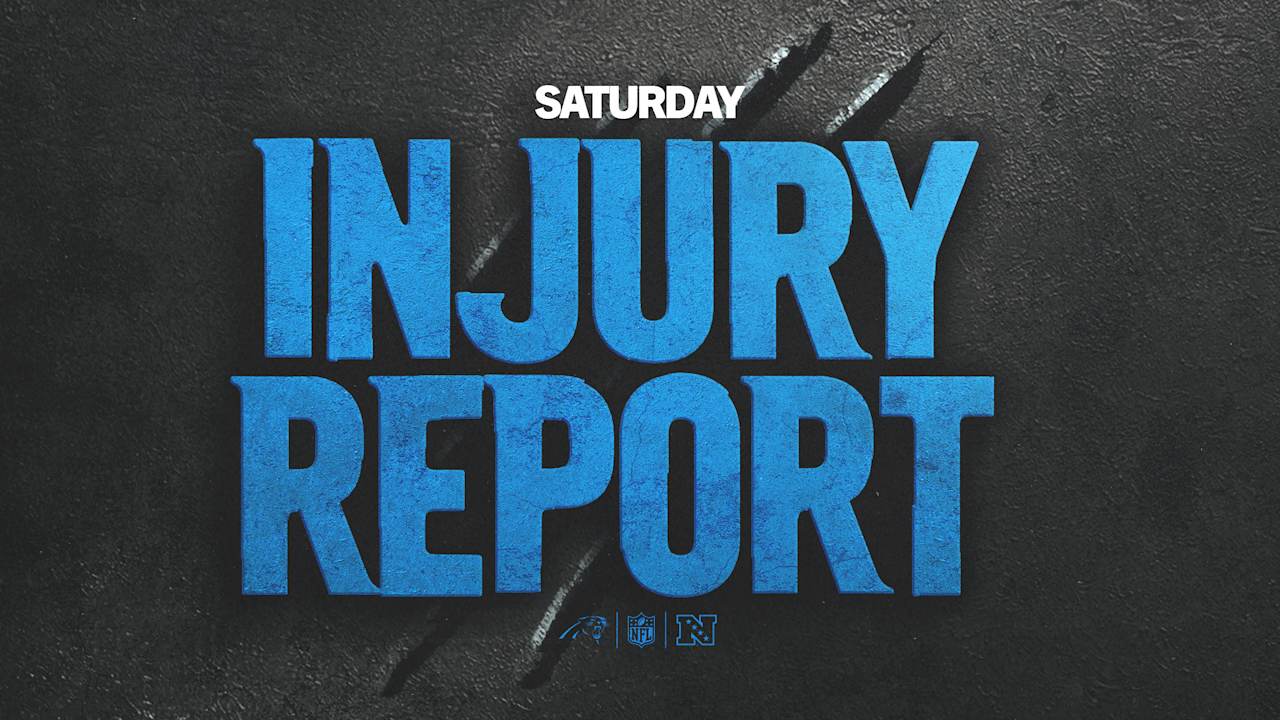 Week 12 Saturday Injury Report: Three ruled out for 49ers game – Panthers.com