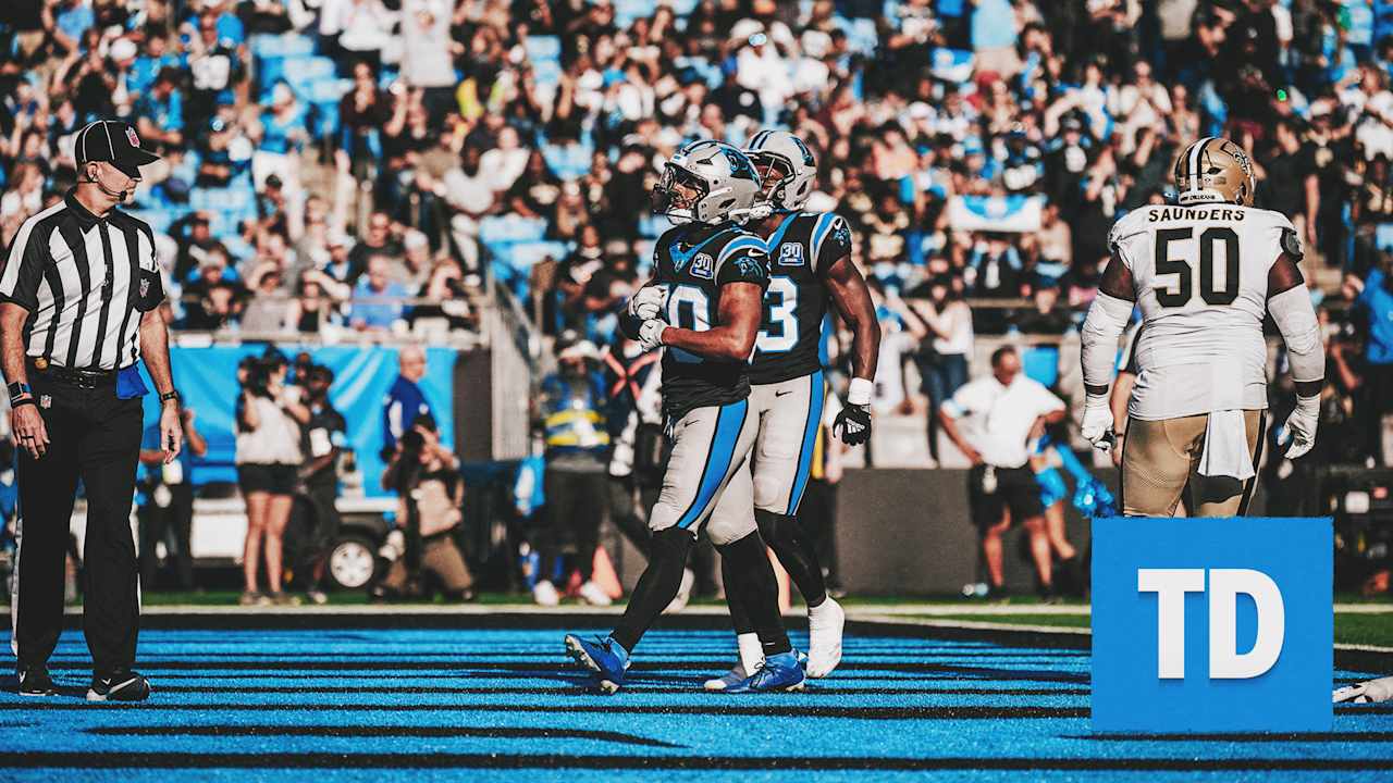 Chuba Hubbard puts Panthers ahead with 1yard TD run