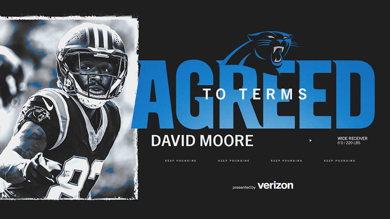 Panthers agree to terms with wide receiver David Moore