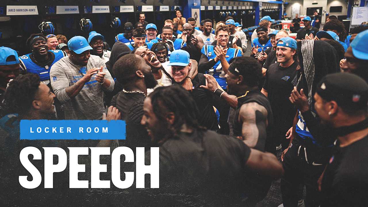 Week 3 victory speech vs. Falcons