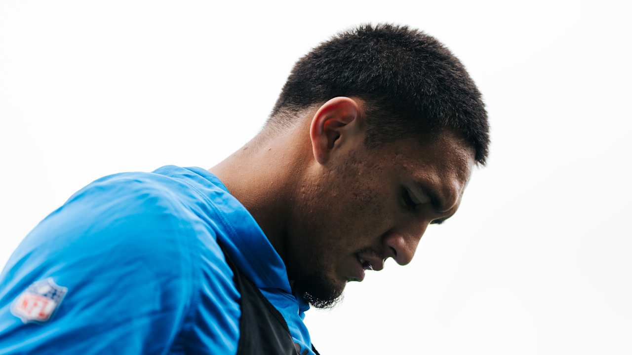 Tetairoa McMillan on bulking up, staying hungry, and slowing things down