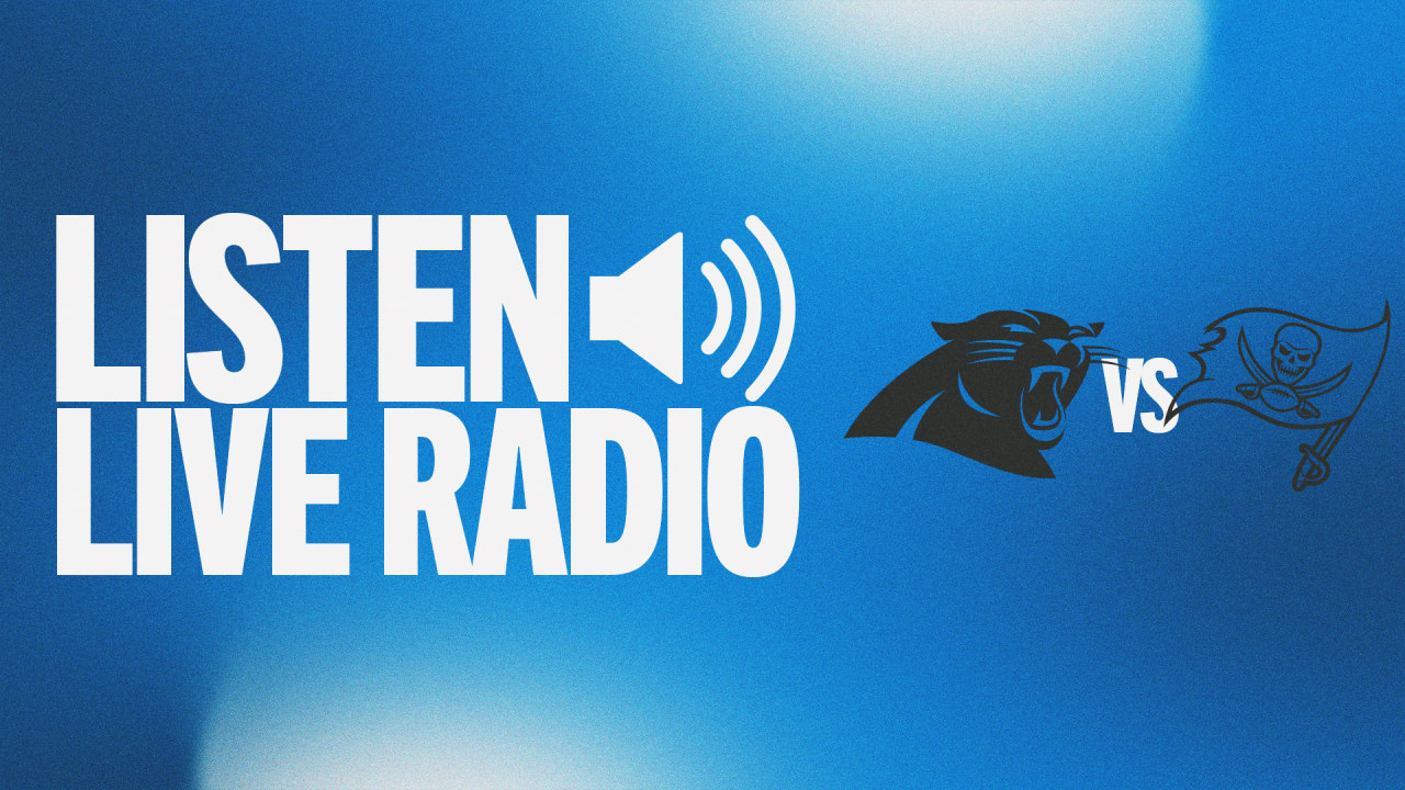 Listen Live: Panthers Radio vs. Tampa Bay