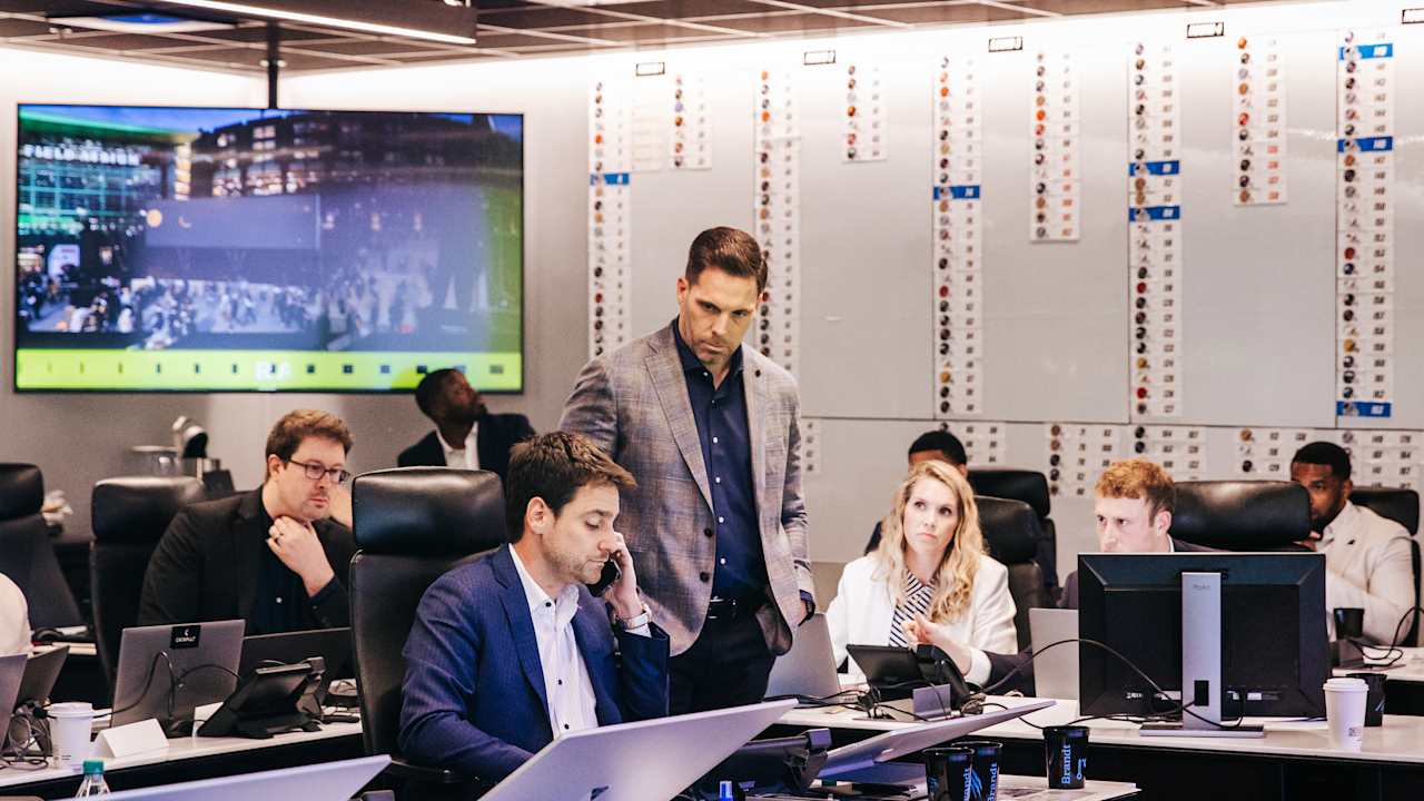Panthers draft room has been busy, but not 