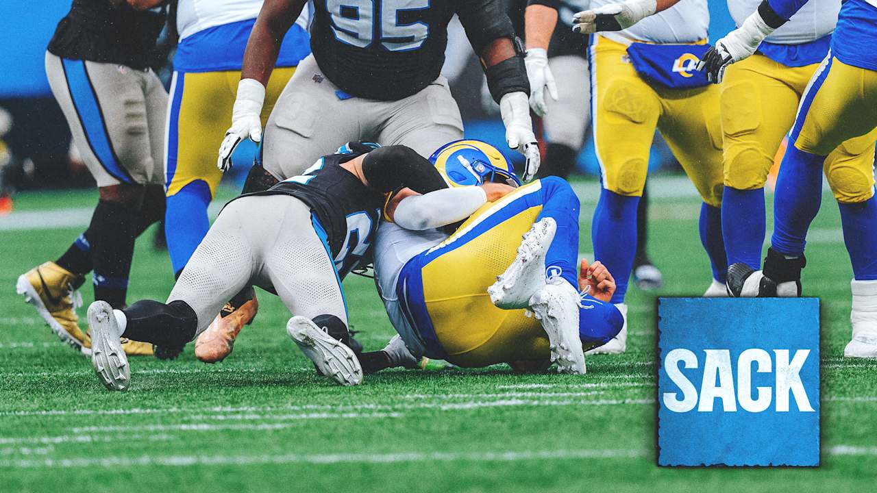 HIGHLIGHT: Lathan Ransom sacks Matthew Stafford