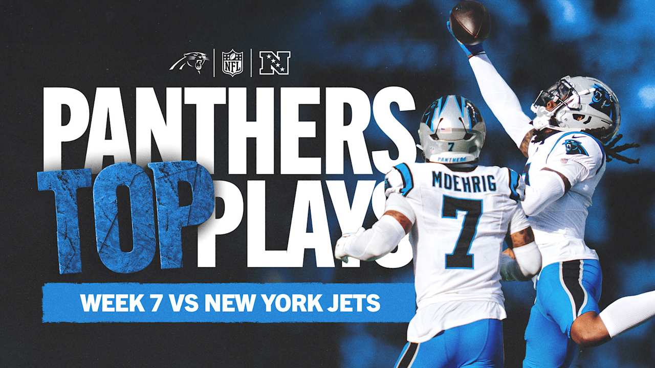 Panthers' top plays vs. Jets Week 7