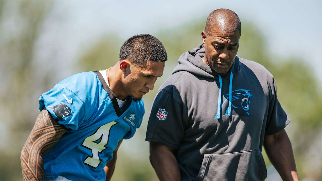 Tetairoa McMillan with Rob Moore