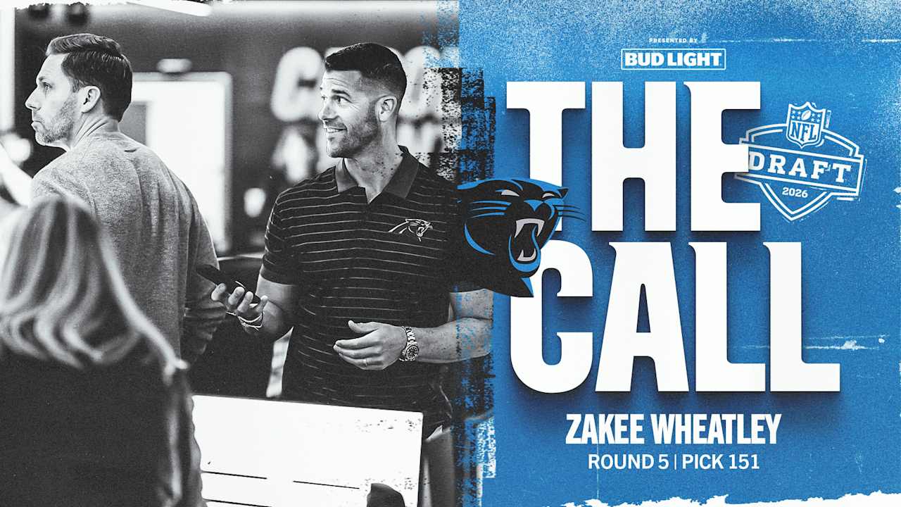 Zakee Wheatley's welcome call with the Carolina Panthers