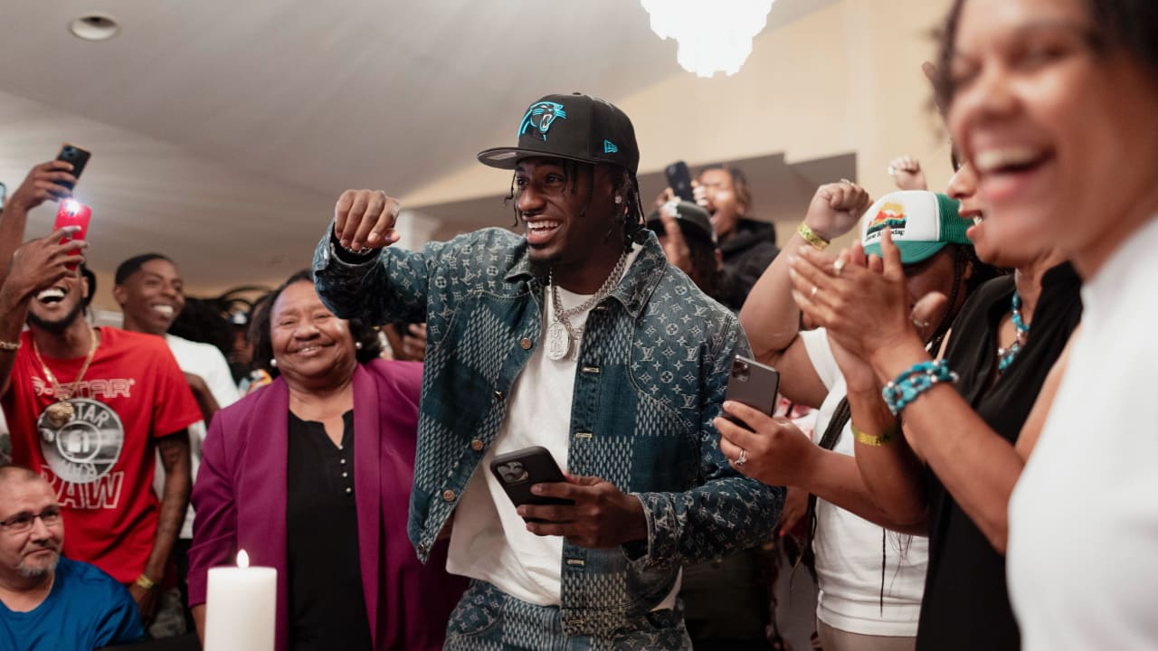 PHOTOS Xavier Legette reacts to being drafted by Carolina