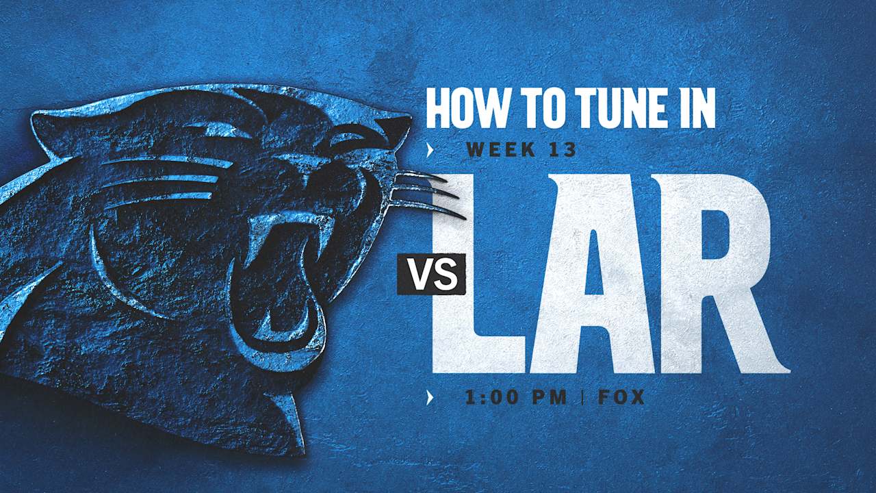 How to watch, listen and follow: Carolina vs. Los Angeles Rams in Week 13