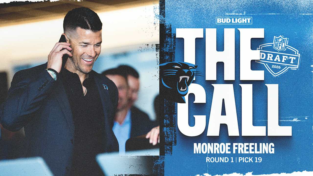 Monroe Freeling gets the call from Carolina | 2026 NFL Draft