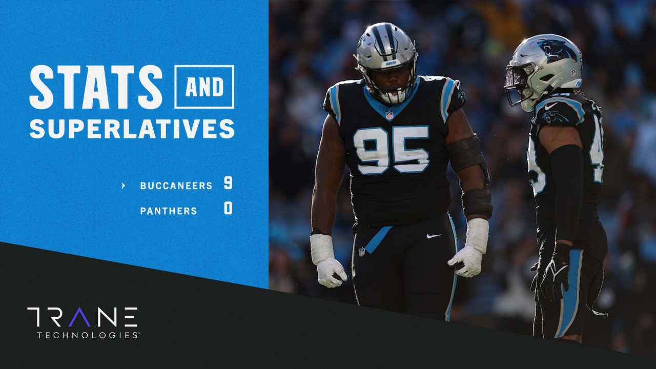 Stats and Superlatives Panthers vs. Buccaneers BVM Sports