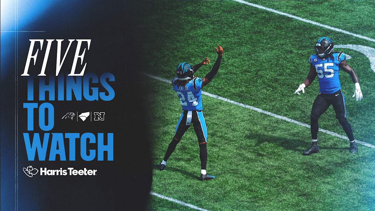 5 things to watch as Panthers head to prime time and focus on next man up