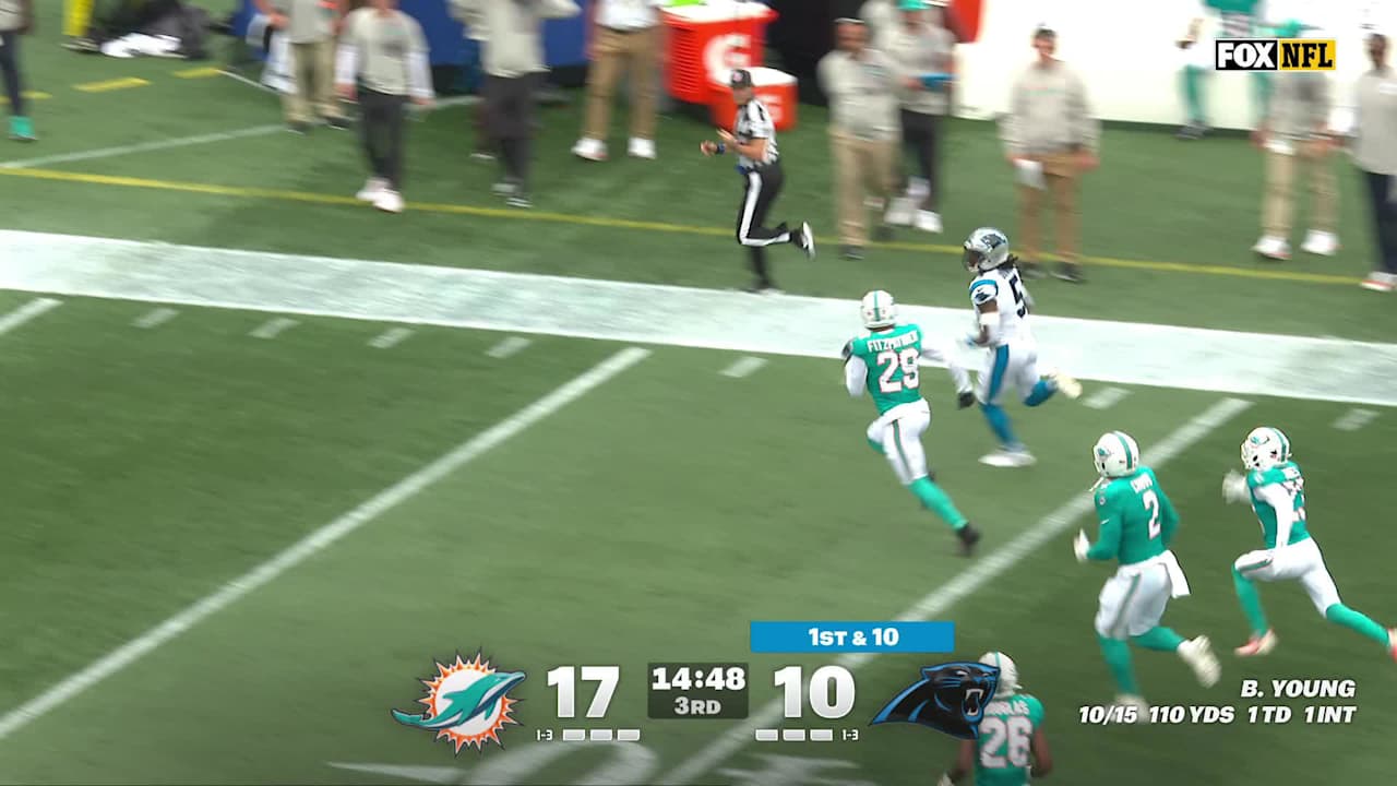 Can't-Miss Play: 53-yard run! Rico Dowdle enters overdrive vs. Dolphins