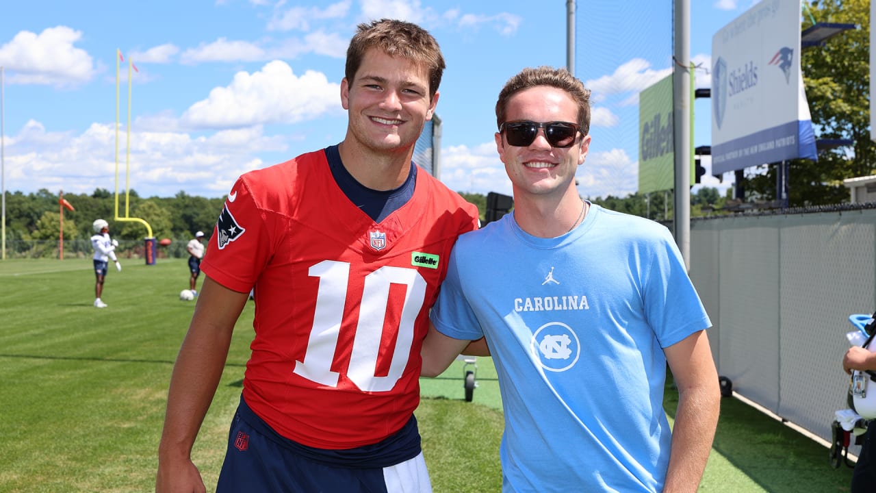 From North Carolina to New England, Drake Maye remains 'inspired' by his friend Camden Bailey