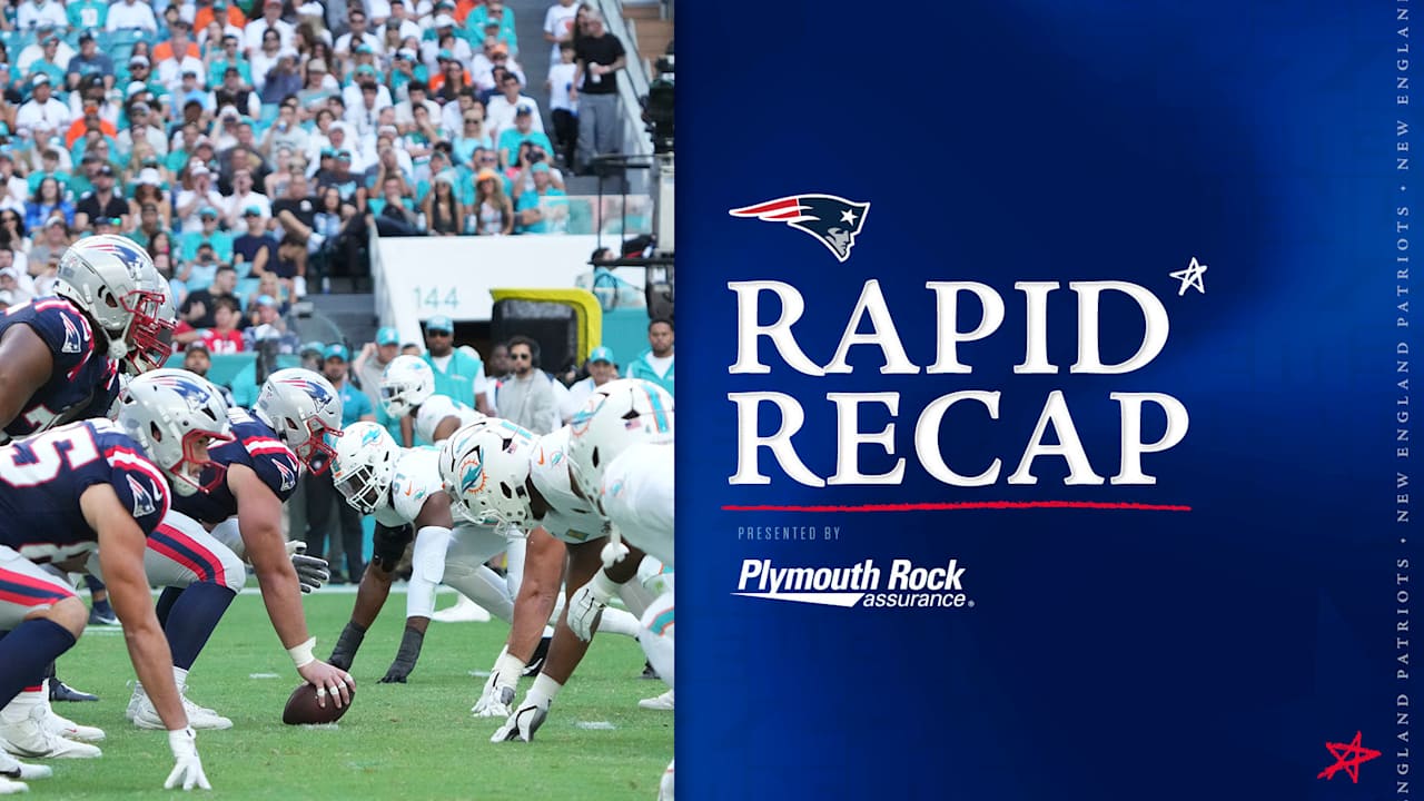 Rapid Recap: Dolphins Ride Relentless Second Quarter to Win Over Patriots