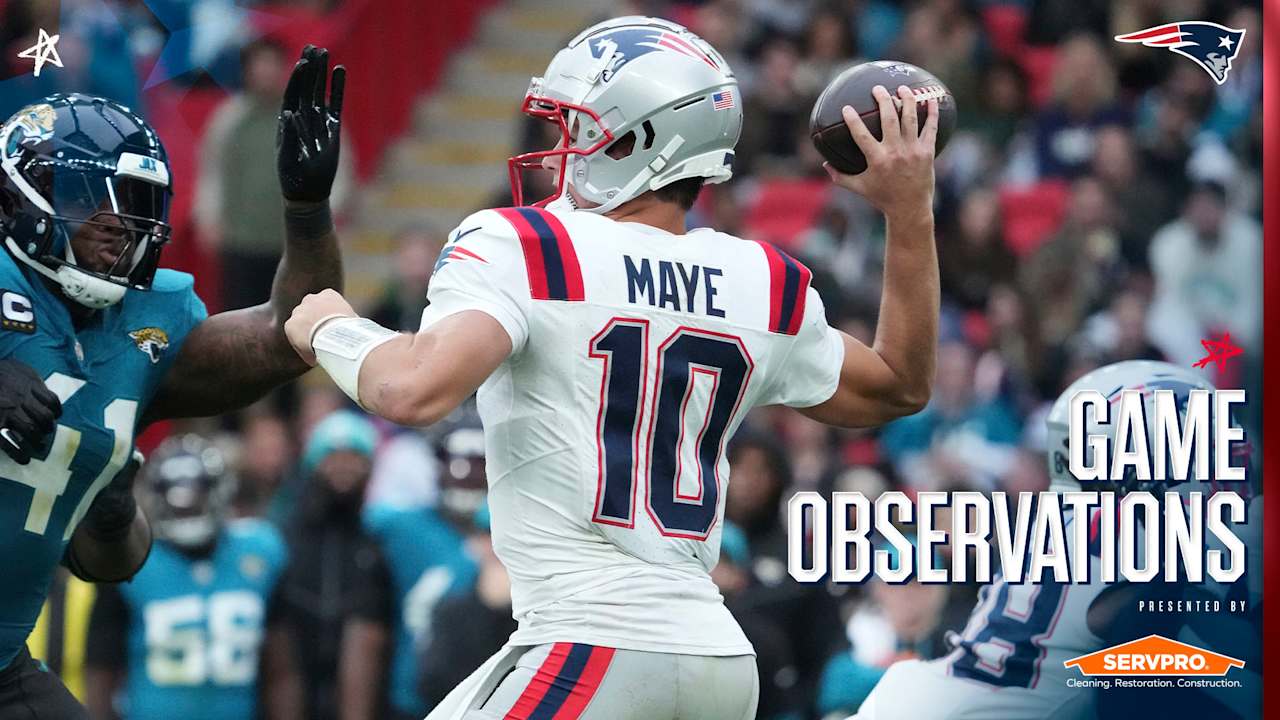Game Observations Eight Takeaways From the Patriots Loss to the