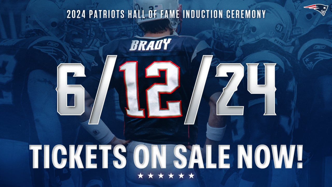 Tickets to Tom Brady's Patriots Hall of Fame Induction Ceremony on Sale Now!
