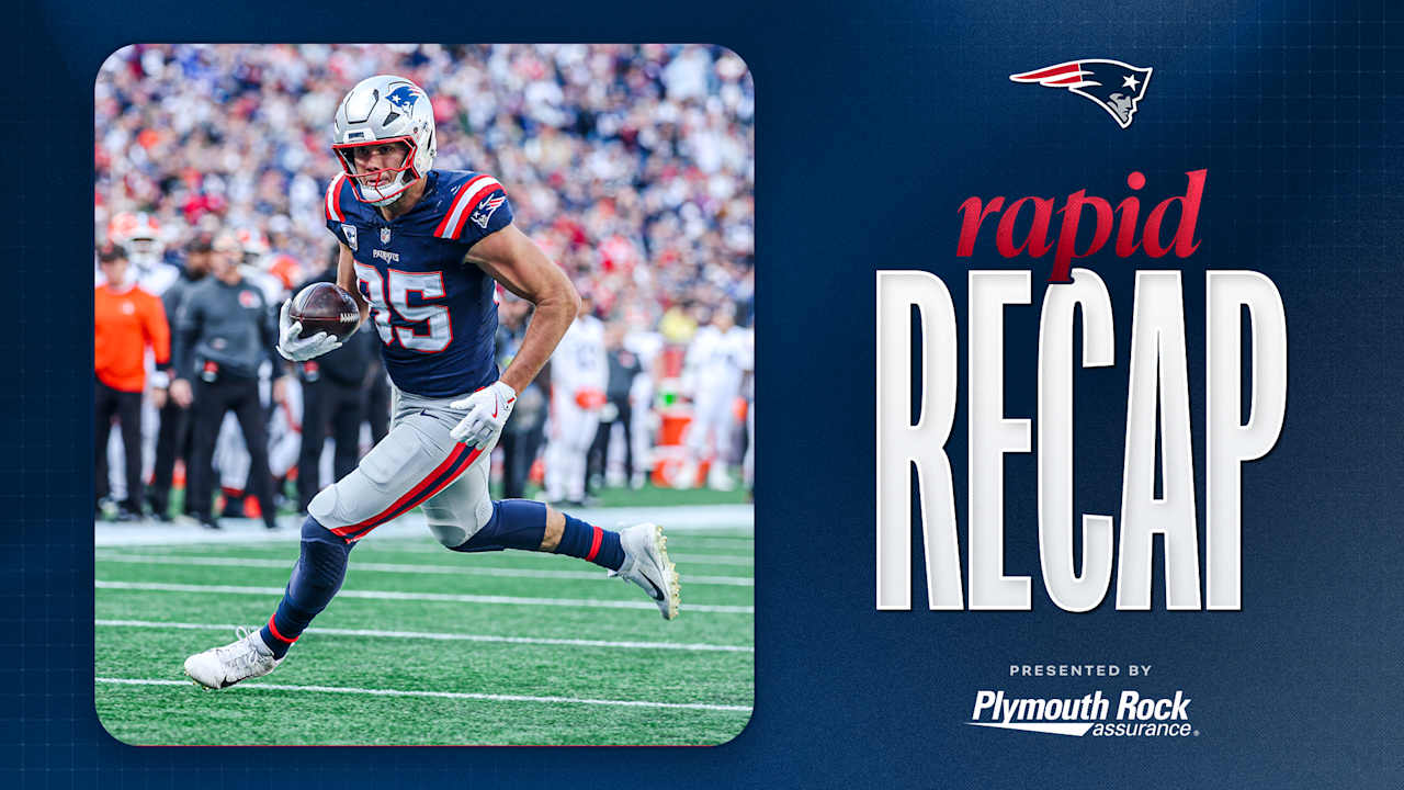 Maye, Patriots Blast Browns 32-13 in Week 8 Win