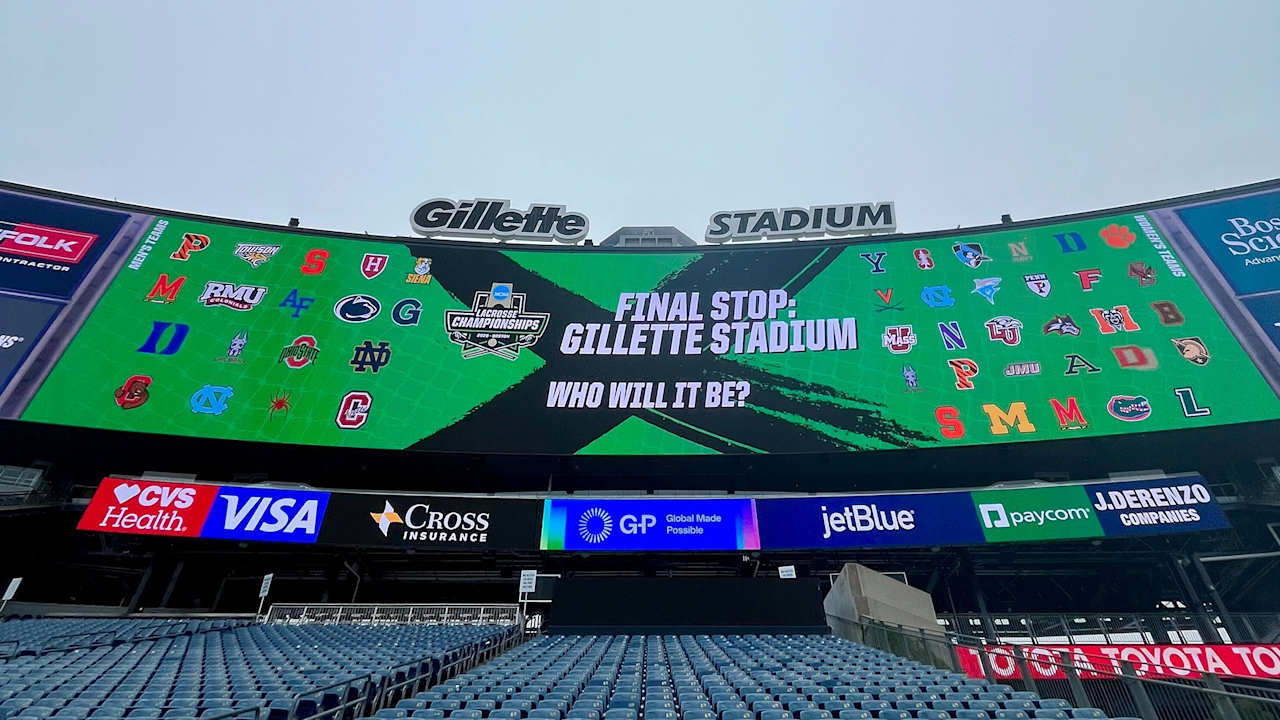 Alma maters of Patriots players competing for chance to advance to NCAA Lacrosse Championships at Gillette Stadium this May