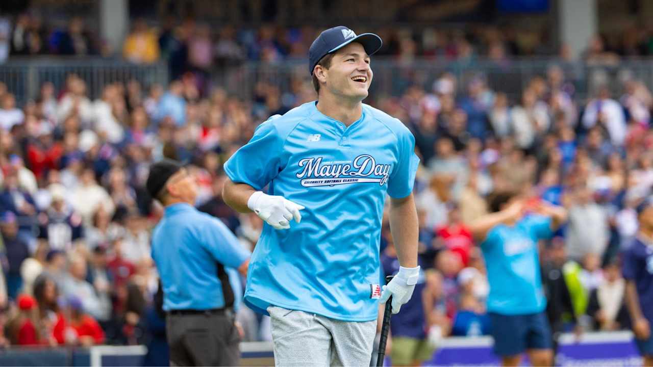 Drake Maye’s inaugural Celebrity Softball Classic delivers joy, fireworks, and major impact for children’s hospital
