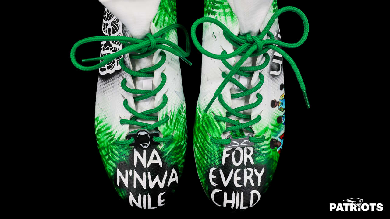 Josh Uche proudly representing his heritage by supporting UNICEF Nigeria for My Cause My Cleats