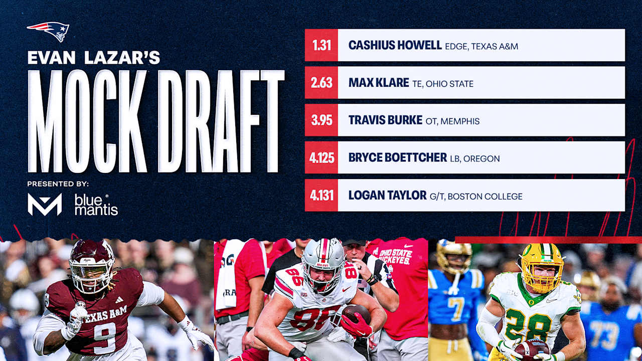 Lazar's Mock Draft 2.0: A Final 7-Rounder for the Patriots in the 2026 NFL Draft