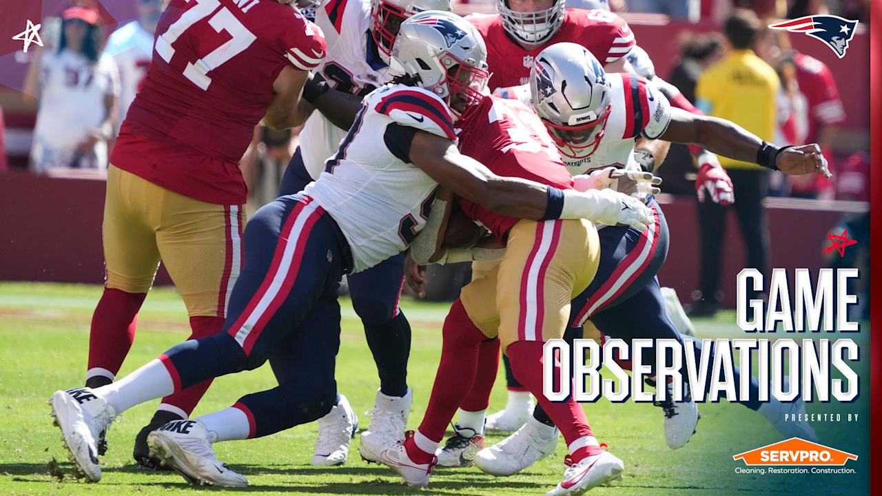 Eight takeaways from the Patriots’ Week 4 loss to the 49ers