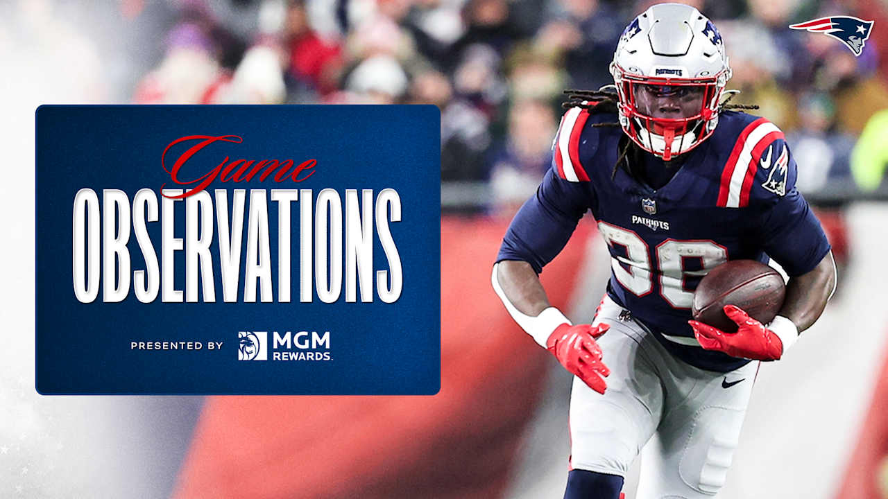 Game Observations: 8 Takeaways From the Patriots Blowout Victory Over the Dolphins in Week 18 - Official website of the New England Patriots