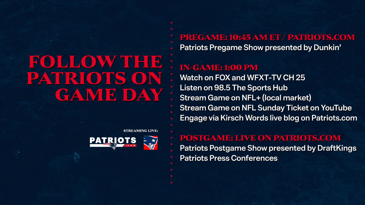 Chiefs vs patriots hot sale how to watch