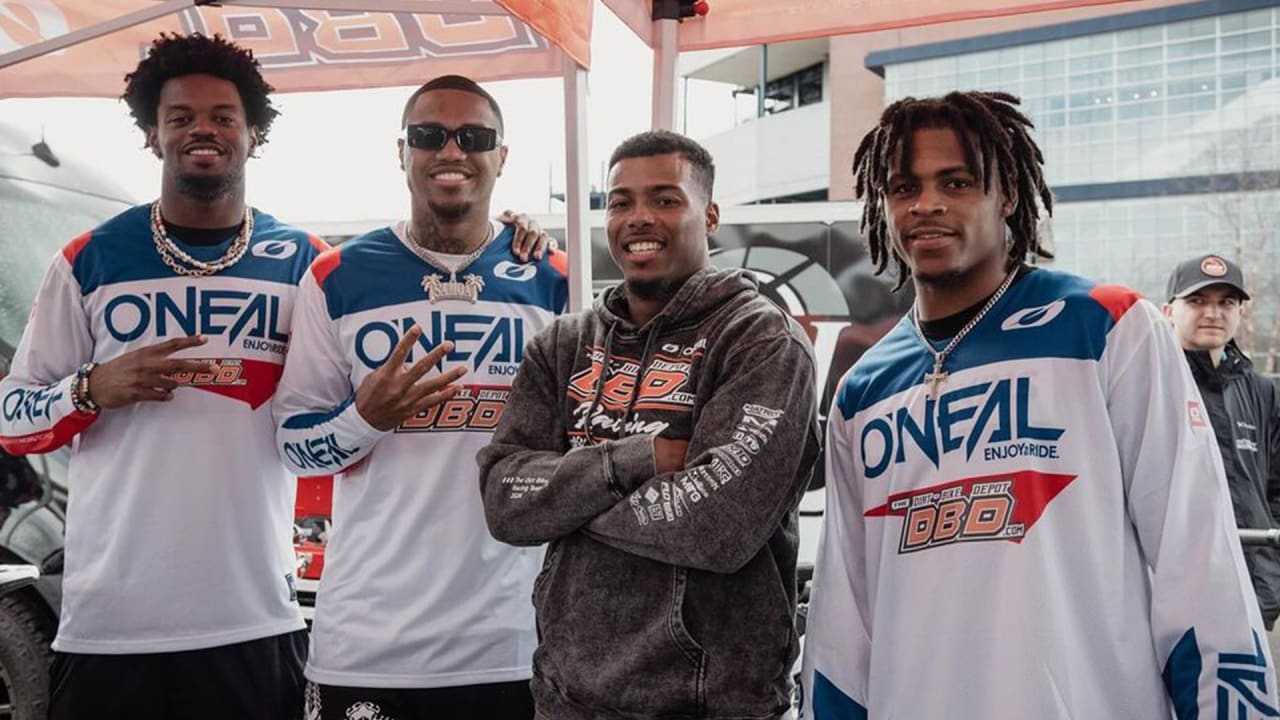 Kendrick Bourne and Patriots teammates take in Moster Energy Supercross at Gillette Stadium