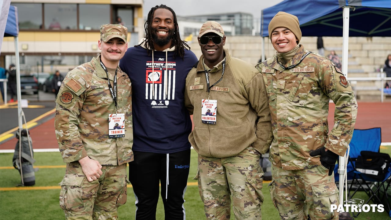 Matthew Judon takes football camp international with stop in Germany at Ramstein Air Base