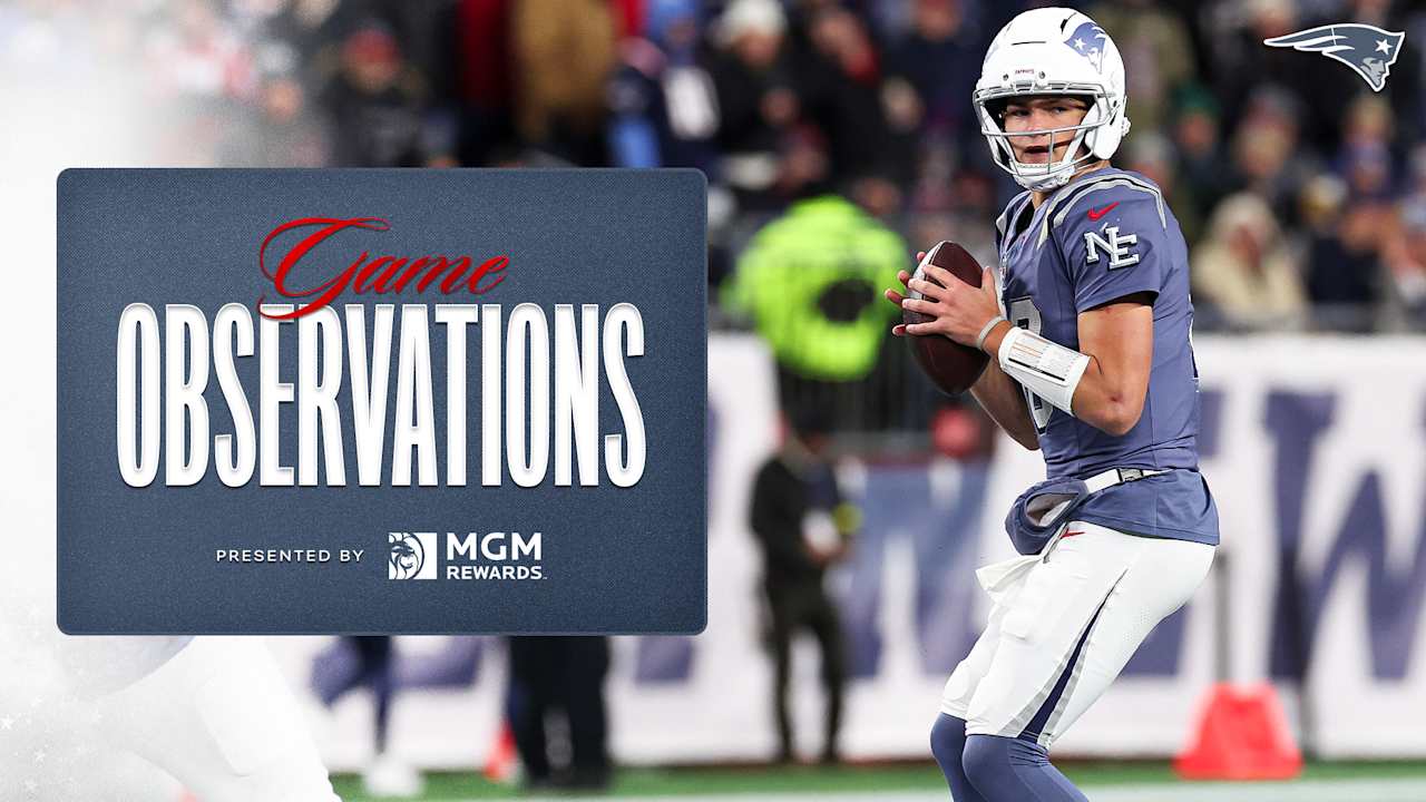 Game Observations 8 Takeaways From the Patriots Victory Over the Jets on Thursday Night Football  New England Patriots