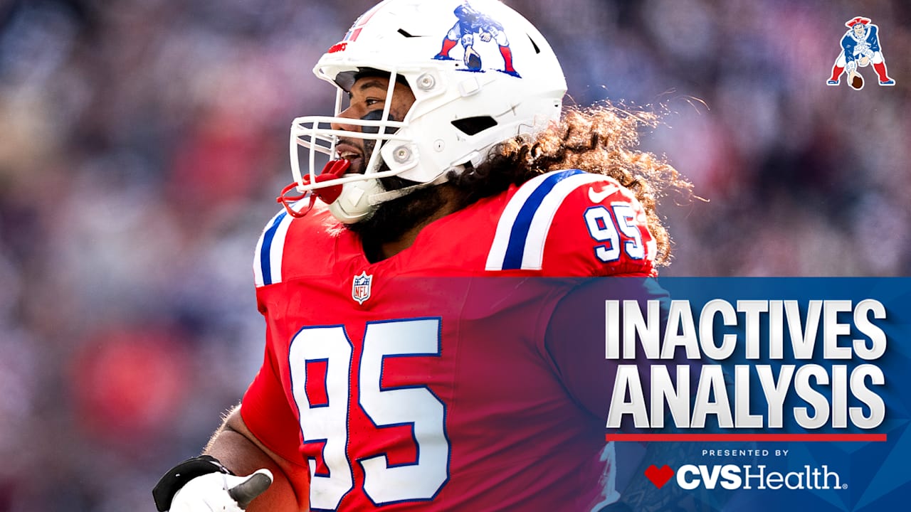 Inactives Analysis: Khyiris Tonga Inactive, Harold Landry III and Garrett Bradbury Officially Active for Patriots on Monday Night Football - New England Patriots image