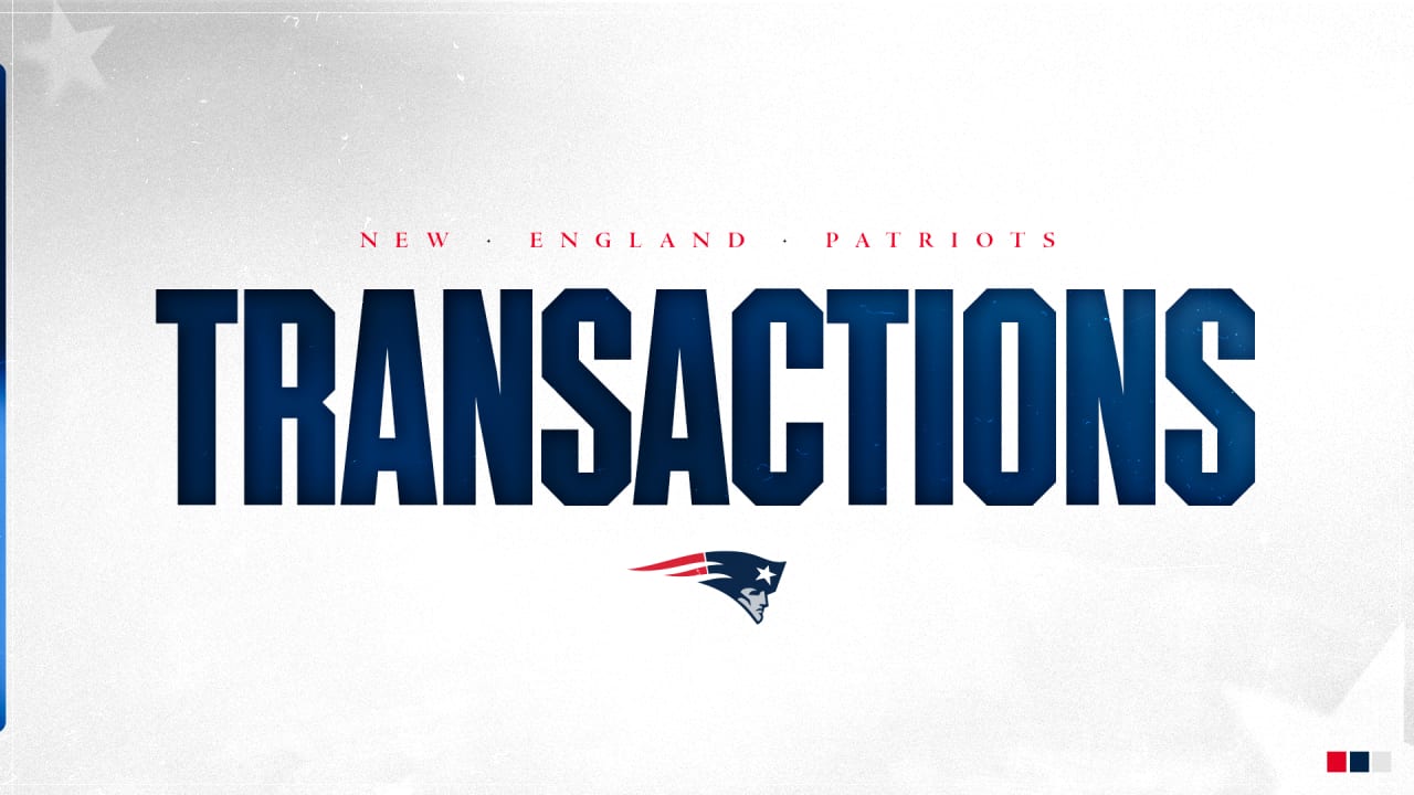 Patriots promote G Michael Jordan to active roster; T Chukwuma Okorafor is placed on the Exempt/Left Squad