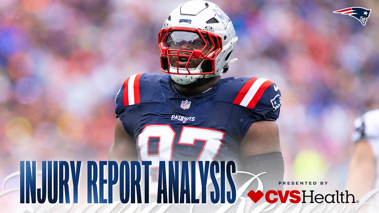 Injury Report Analysis: DT Milton Williams Among Four Patriots Listed as Questionable for Sunday Night's Showdown vs. the Bills