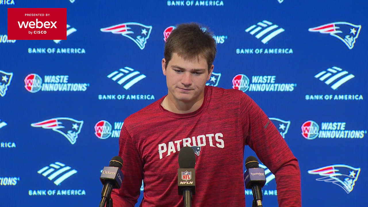 Drake Maye 11/17: "I thought we did some good things, at the end of the day  it wasn't good enough"