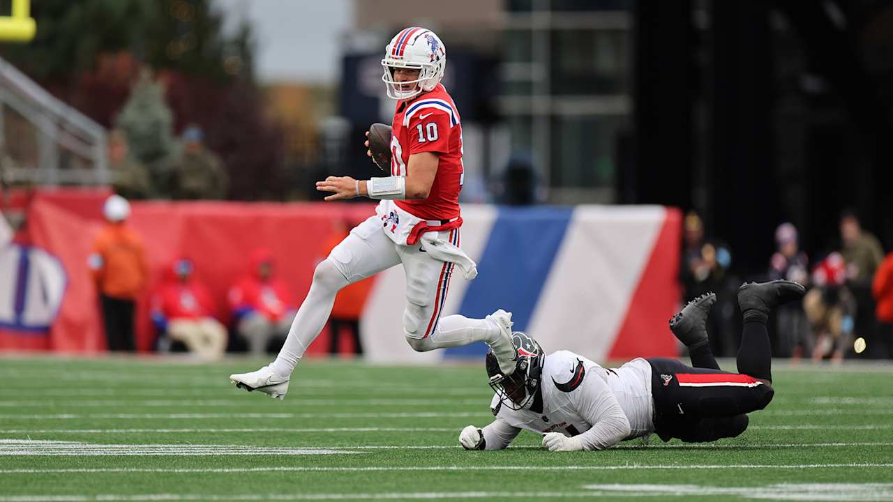 Drake Maye is making his first NFL start