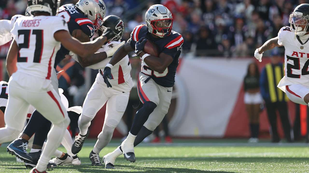 Image for Terrell Jennings gets his first career TD to put Pats up by 6