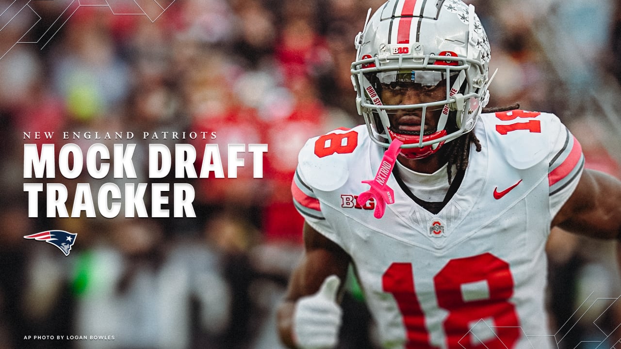 2024 New England Patriots NFL Mock Draft Tracker