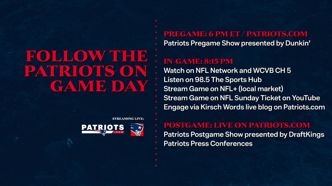 Stream patriots broncos discount game