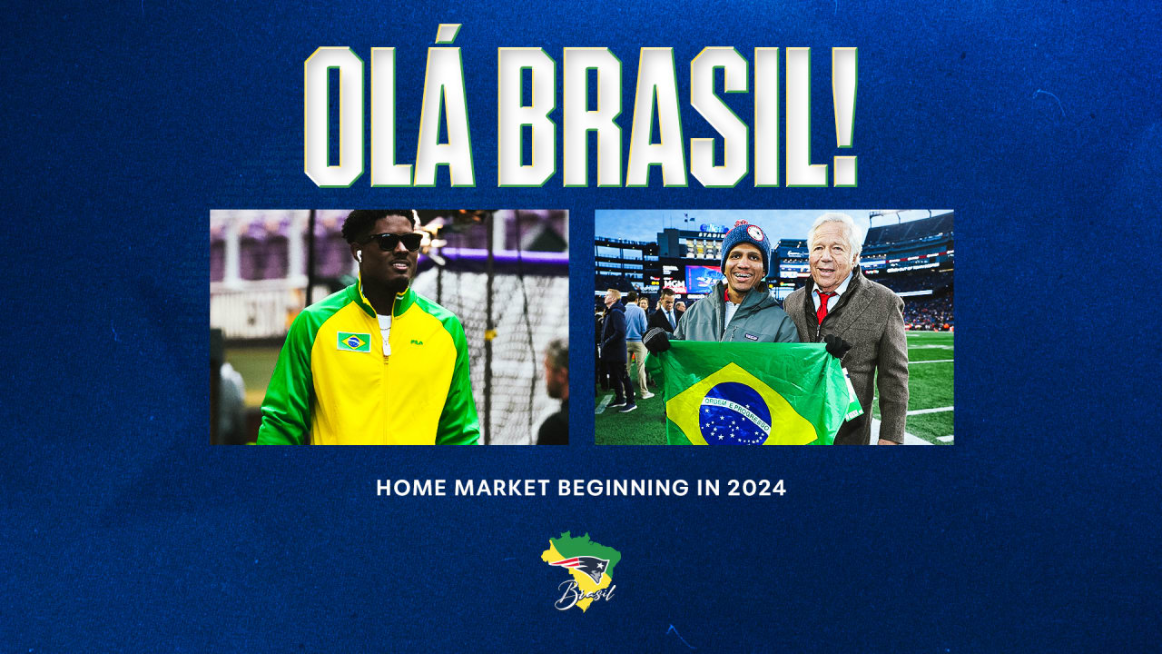 New England Patriots Awarded Brazil as a Global Markets Program Territory Effective April 1, 2024