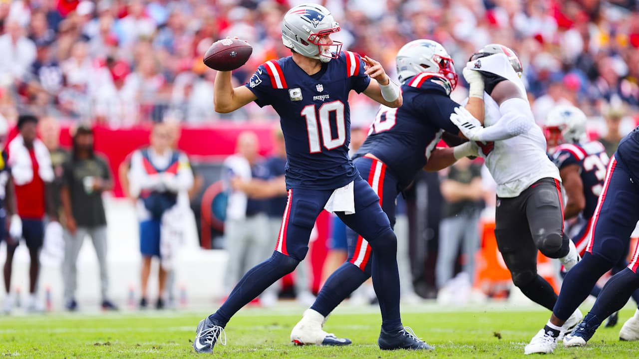 Breaking Down QB Drake Maye, the Patriots Pass Defense and More in Sunday’s Win Over the Bucs 