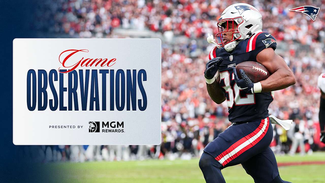 8 Takeaways From the Patriots Huge Road Victory Over the Bucs in Week 10