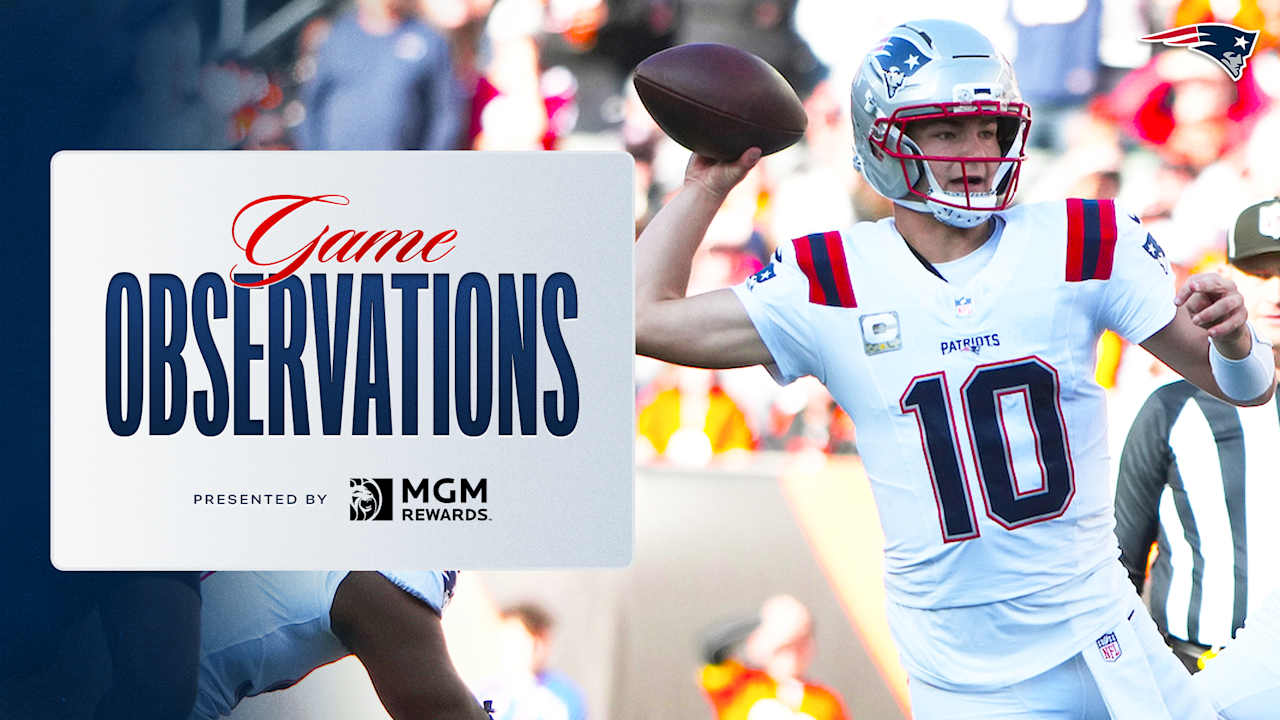 8 Takeaways From the Patriots Victory Over the Bengals in Week 12