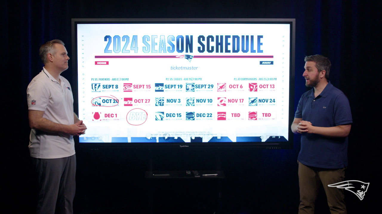 Breaking Down the Patriots 2024 Schedule