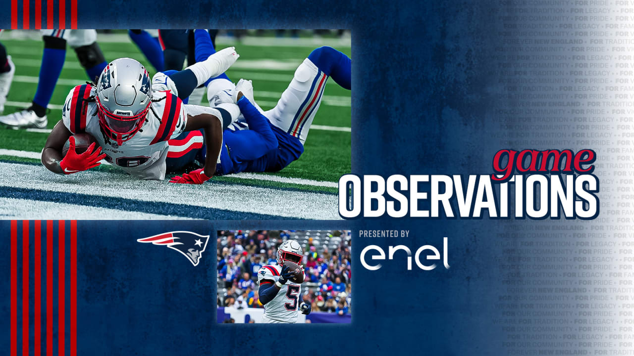 Game Observations: Eight Takeaways From the Patriots Loss to the … – Patriots.com