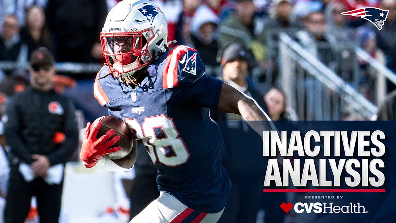 Image for Inactives Analysis: Patriots Running Back and Safety Depth in Focus Ahead of Sunday's Game vs. the Falcons