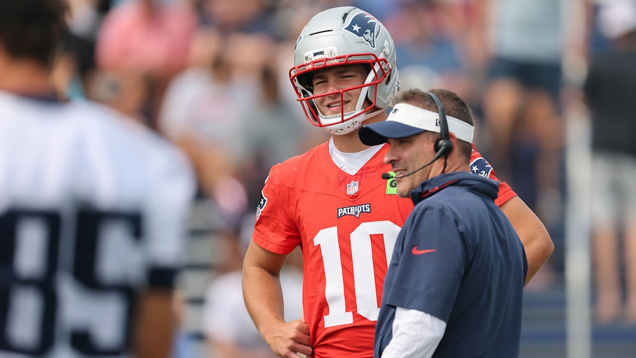 Patriots QB Drake Maye, OC Josh McDaniels Discuss Fixes for the Offense Ahead of Sunday's Matchup vs. the Dolphins